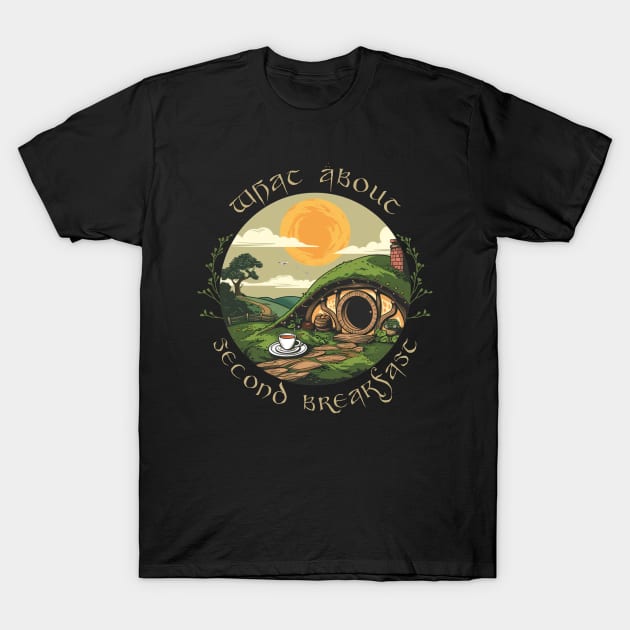 Second Breakfast - LOTR - dark T-Shirt by Of Smoke & Soil